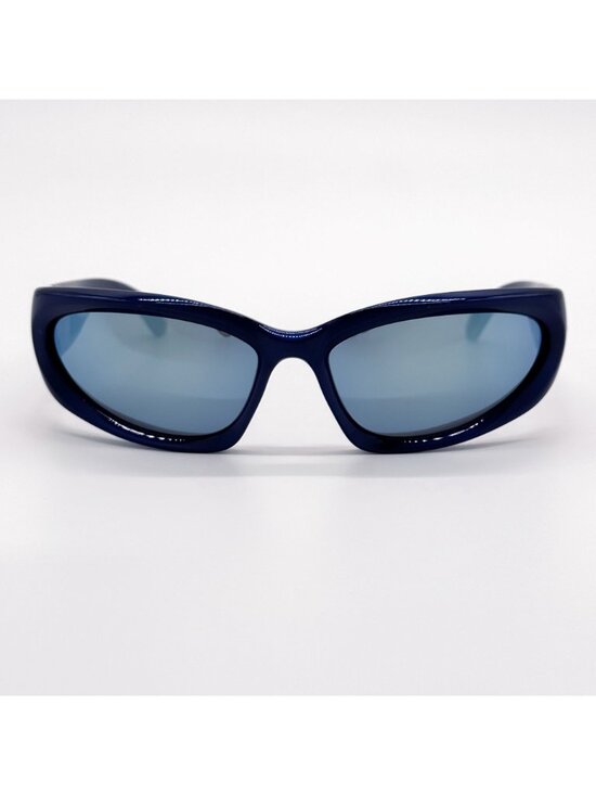 NEW BALENCIAGA BB0157S 009 SUNGLASSES BLUE UNISEX EYEWEAR BALENCIAGA main image 10